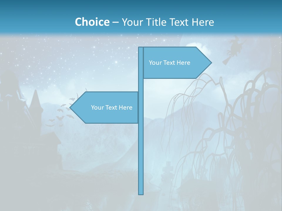 Black Background Cityscape PowerPoint Template