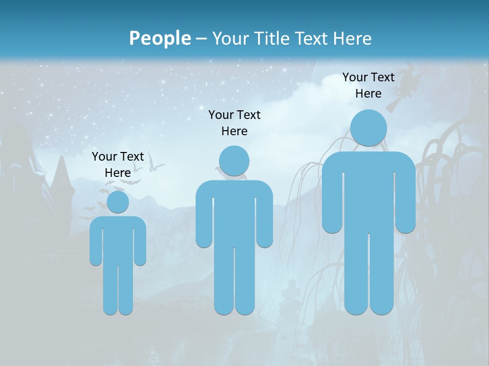 Black Background Cityscape PowerPoint Template