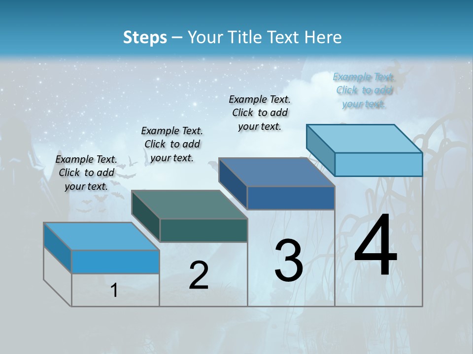 Black Background Cityscape PowerPoint Template