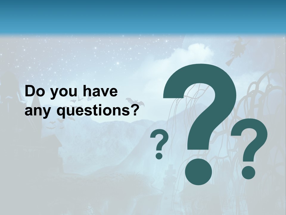 Black Background Cityscape PowerPoint Template