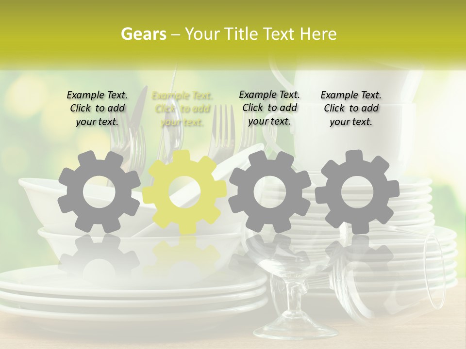 Grey Design Skyscraper PowerPoint Template