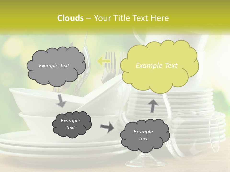Grey Design Skyscraper PowerPoint Template