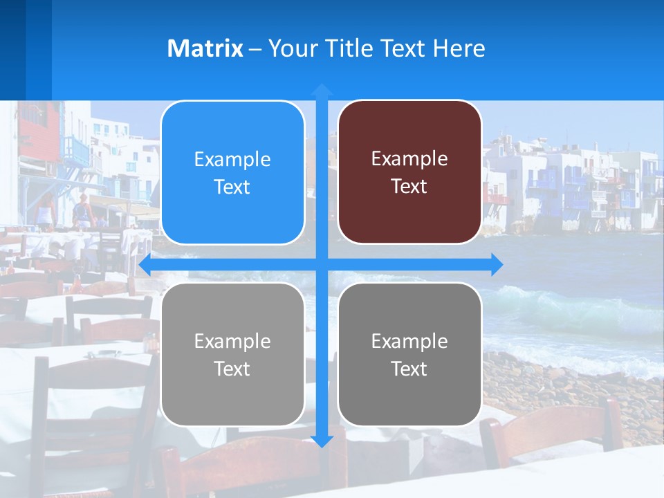 Earth Skyscraper City PowerPoint Template