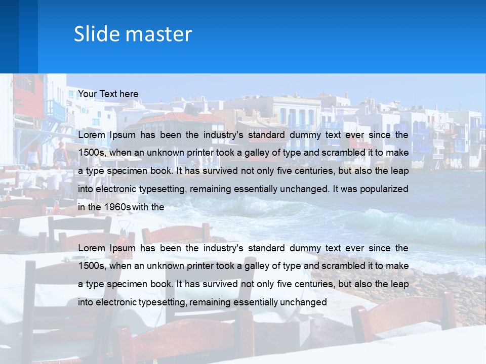 Earth Skyscraper City PowerPoint Template