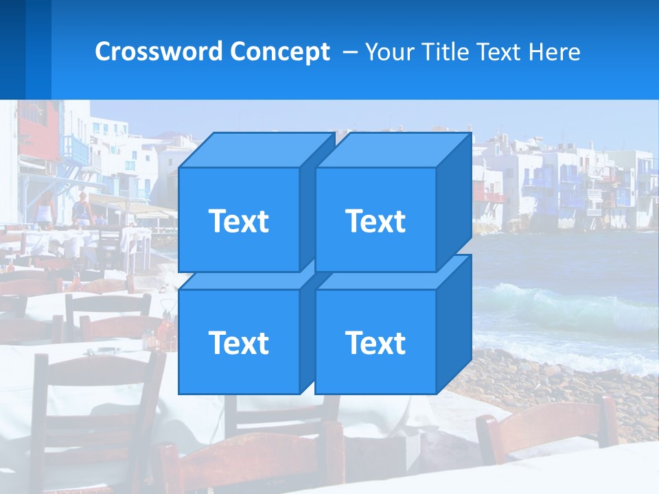 Earth Skyscraper City PowerPoint Template