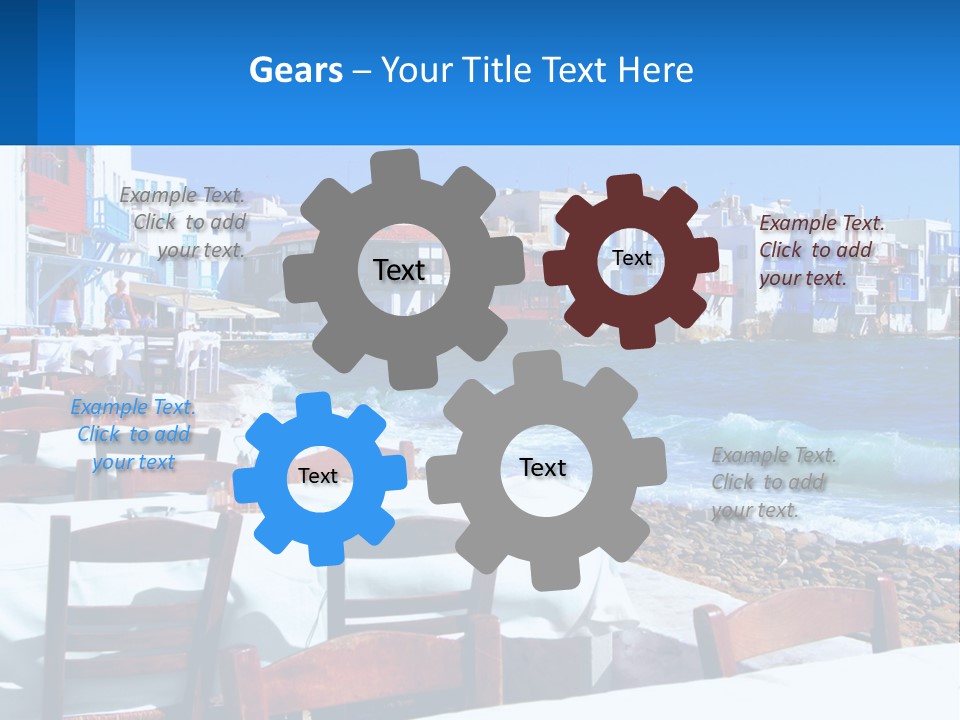 Earth Skyscraper City PowerPoint Template