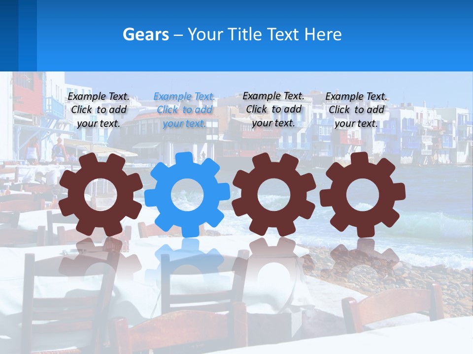 Earth Skyscraper City PowerPoint Template
