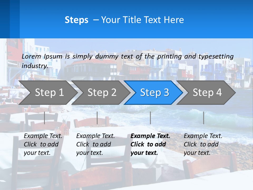 Earth Skyscraper City PowerPoint Template