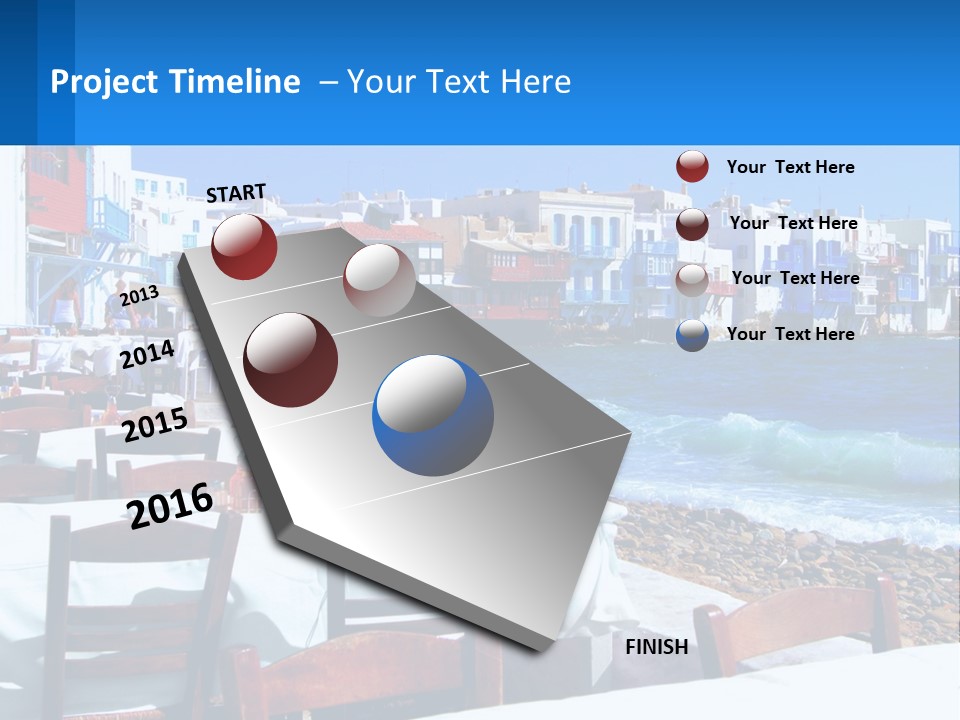 Earth Skyscraper City PowerPoint Template