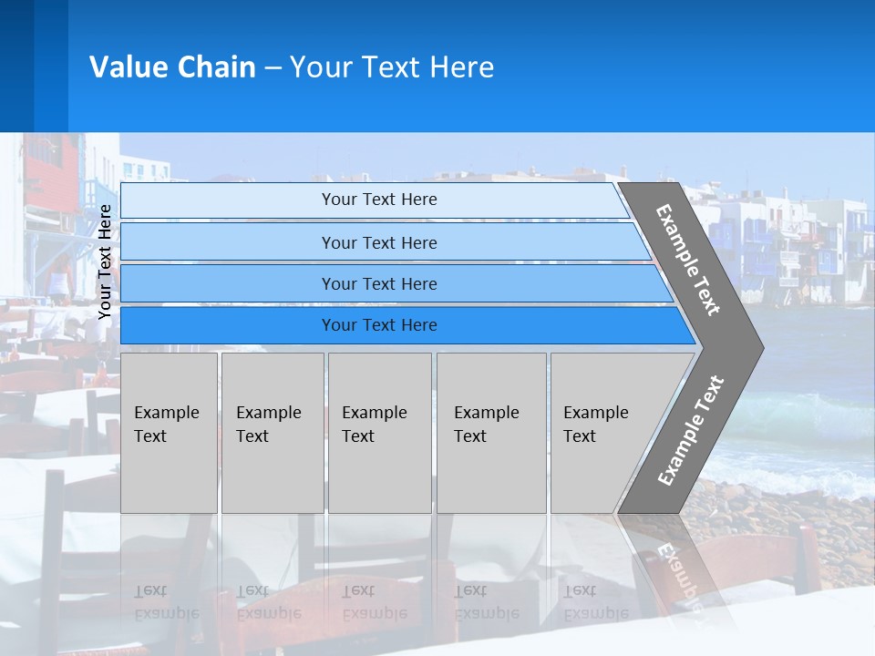 Earth Skyscraper City PowerPoint Template