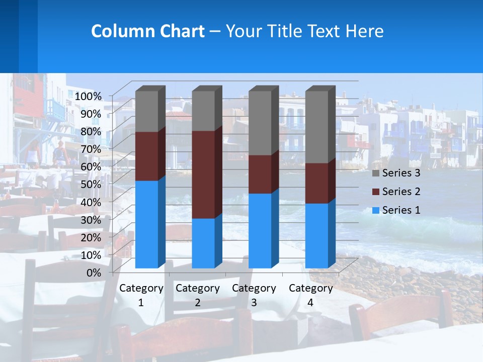 Earth Skyscraper City PowerPoint Template