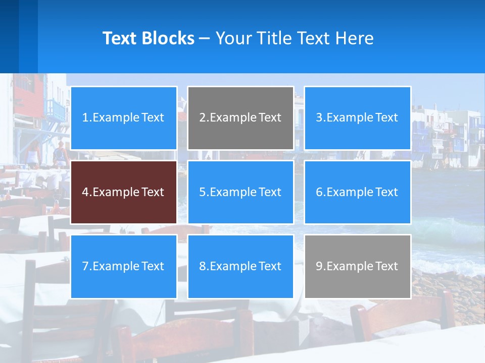 Earth Skyscraper City PowerPoint Template