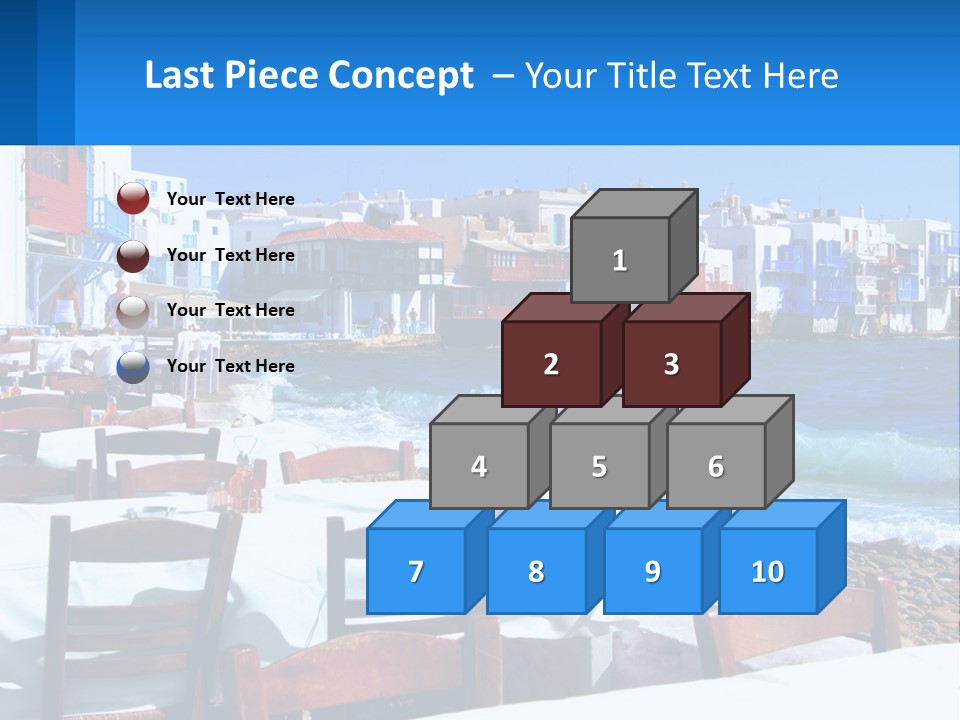 Earth Skyscraper City PowerPoint Template
