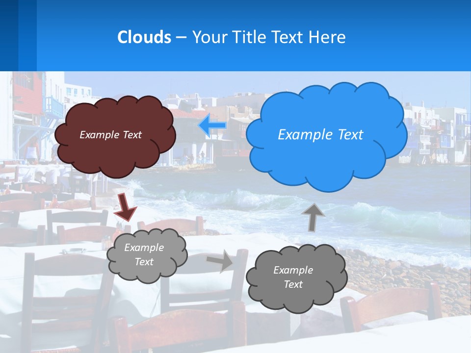 Earth Skyscraper City PowerPoint Template