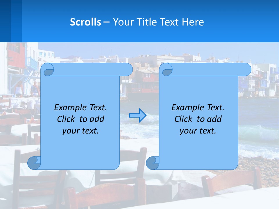 Earth Skyscraper City PowerPoint Template