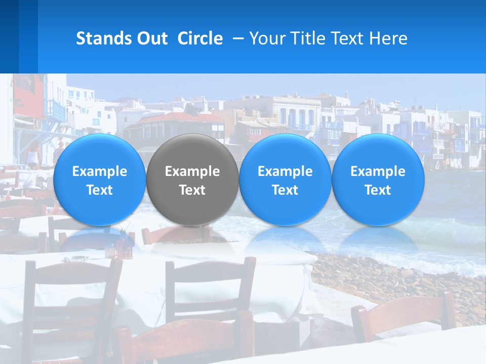 Earth Skyscraper City PowerPoint Template