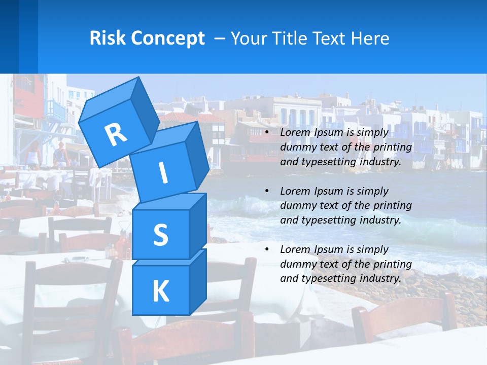 Earth Skyscraper City PowerPoint Template