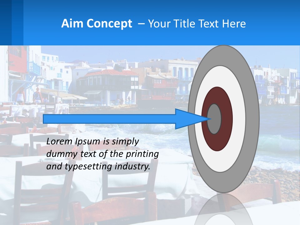Earth Skyscraper City PowerPoint Template