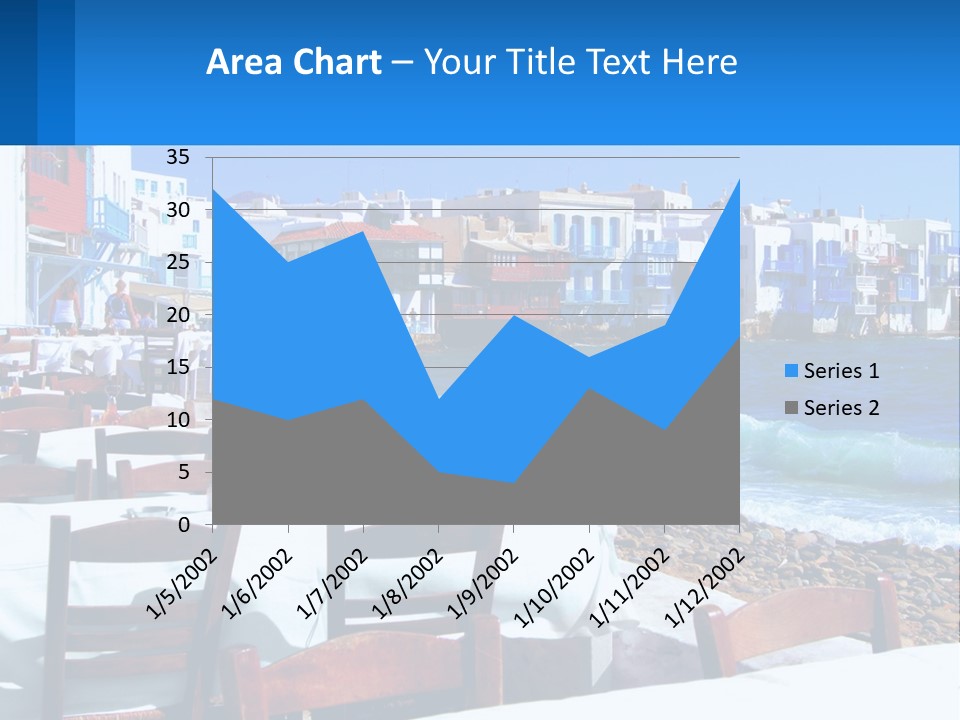 Earth Skyscraper City PowerPoint Template