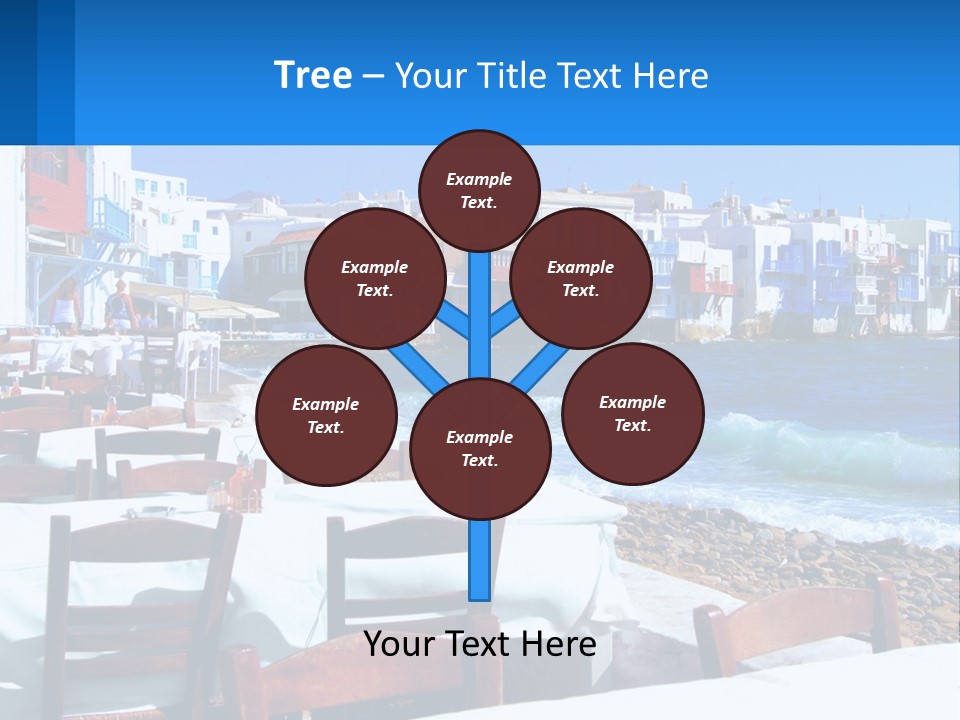 Earth Skyscraper City PowerPoint Template
