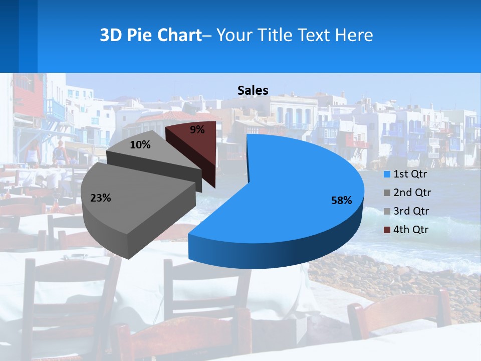 Earth Skyscraper City PowerPoint Template
