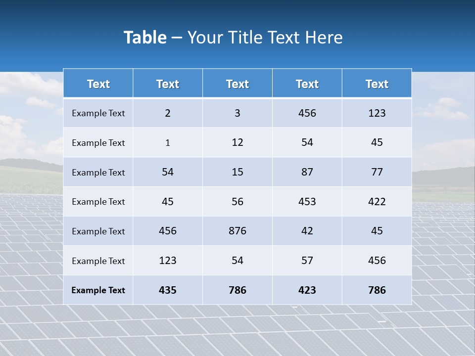 Big House Environment PowerPoint Template