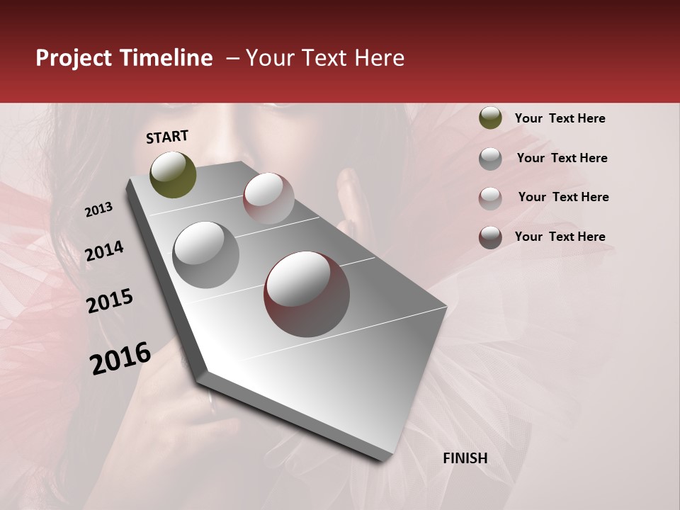 Building Downtown Globe PowerPoint Template