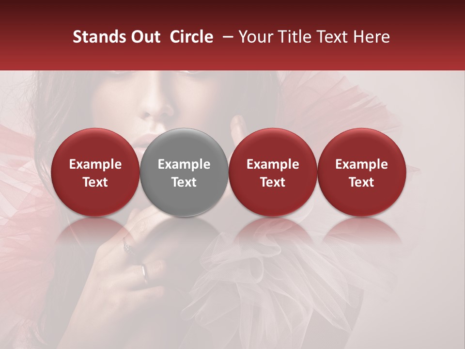 Building Downtown Globe PowerPoint Template