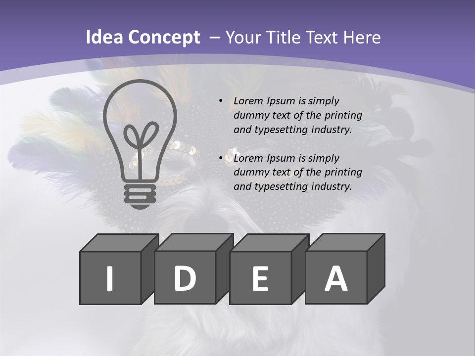 Concept Planet Grey PowerPoint Template