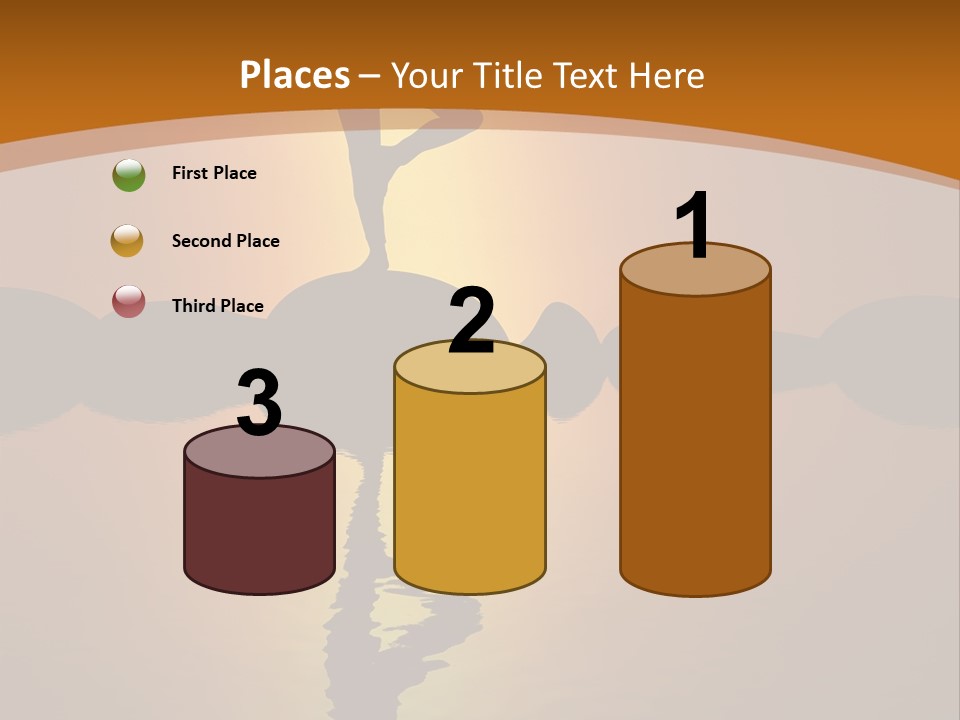 Illustration Town World PowerPoint Template