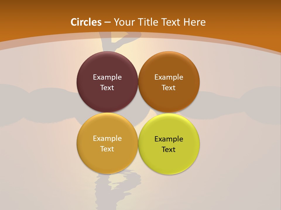 Illustration Town World PowerPoint Template