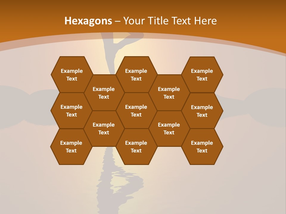 Illustration Town World PowerPoint Template