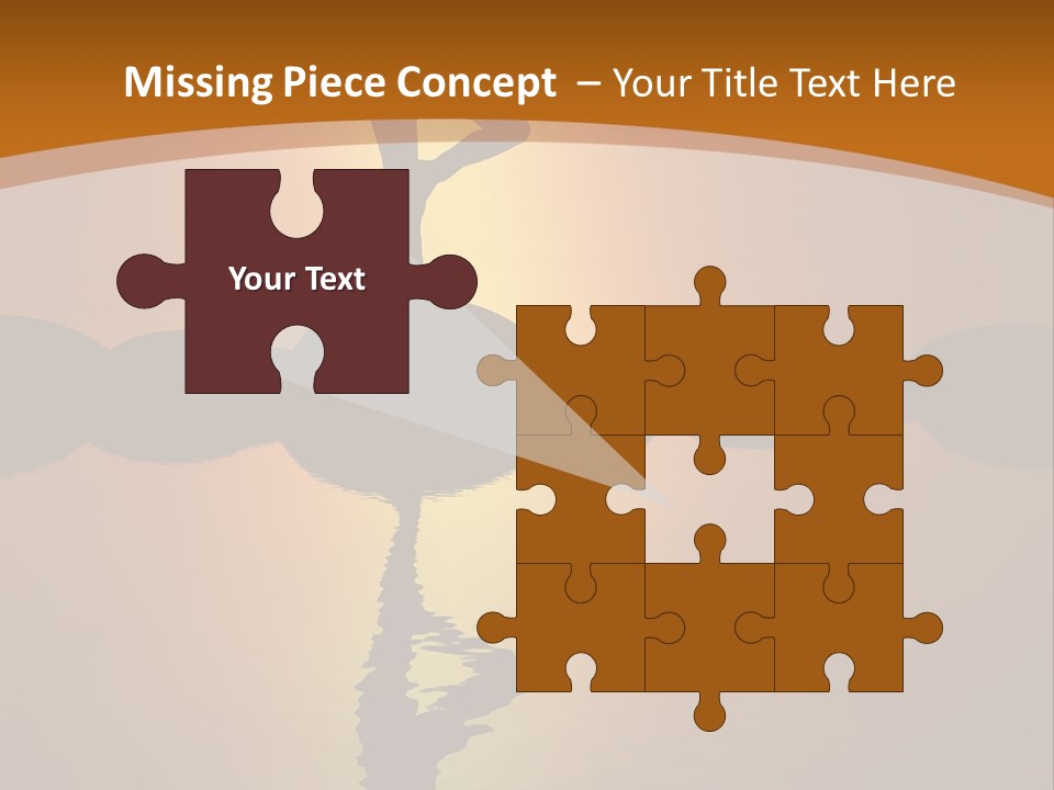 Illustration Town World PowerPoint Template