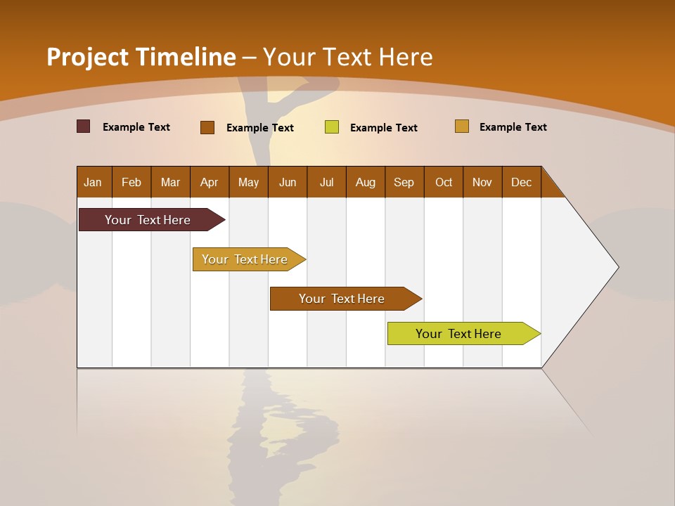 Illustration Town World PowerPoint Template