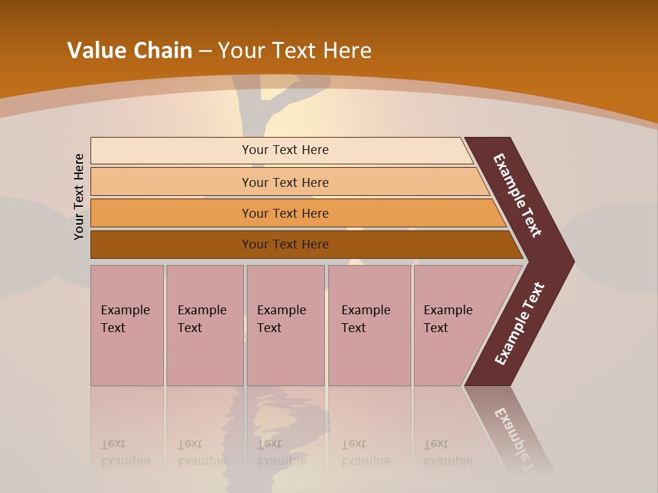 Illustration Town World PowerPoint Template
