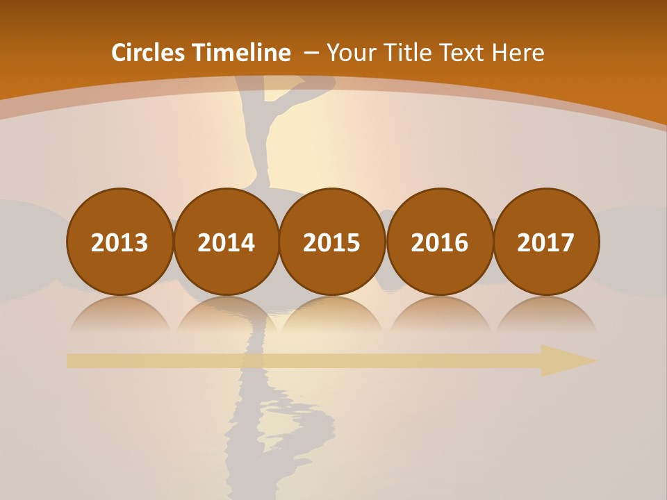 Illustration Town World PowerPoint Template