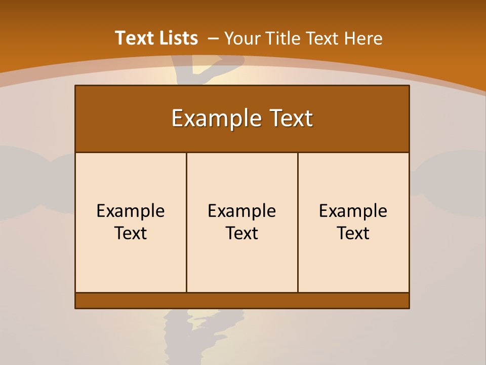 Illustration Town World PowerPoint Template