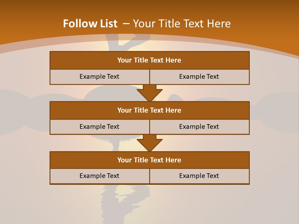 Illustration Town World PowerPoint Template