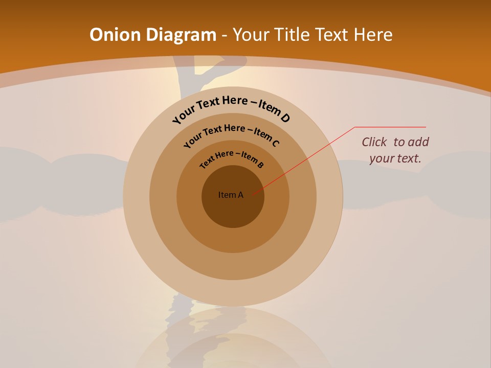 Illustration Town World PowerPoint Template