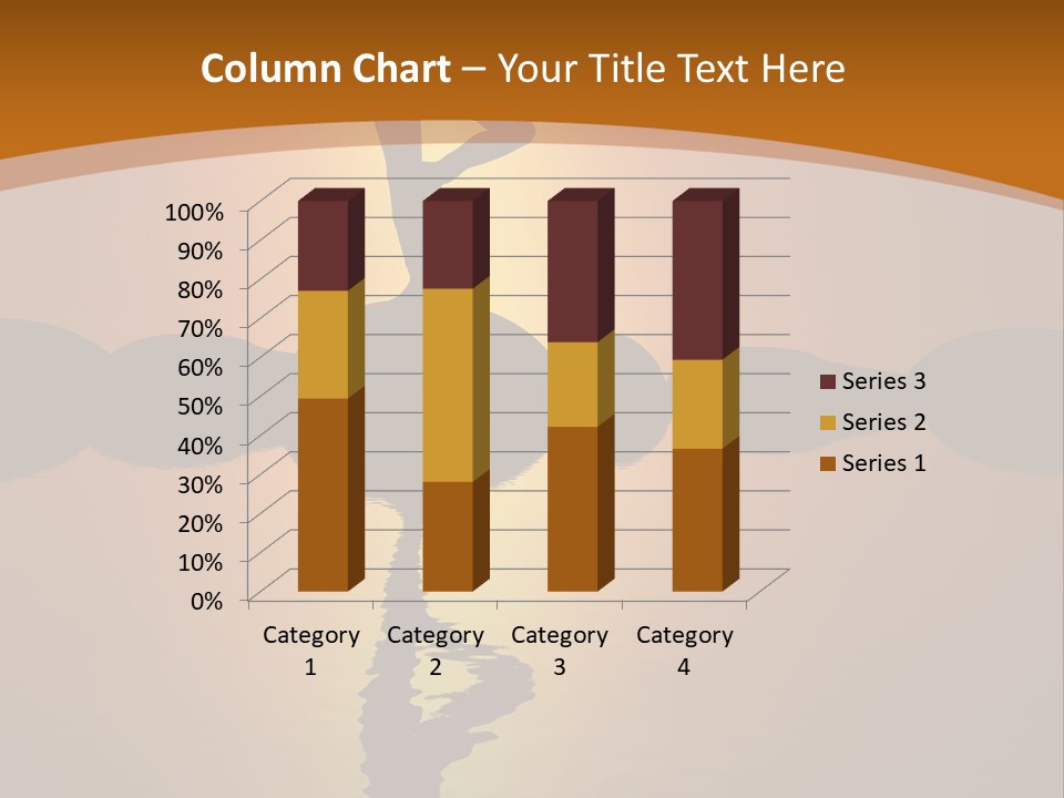 Illustration Town World PowerPoint Template