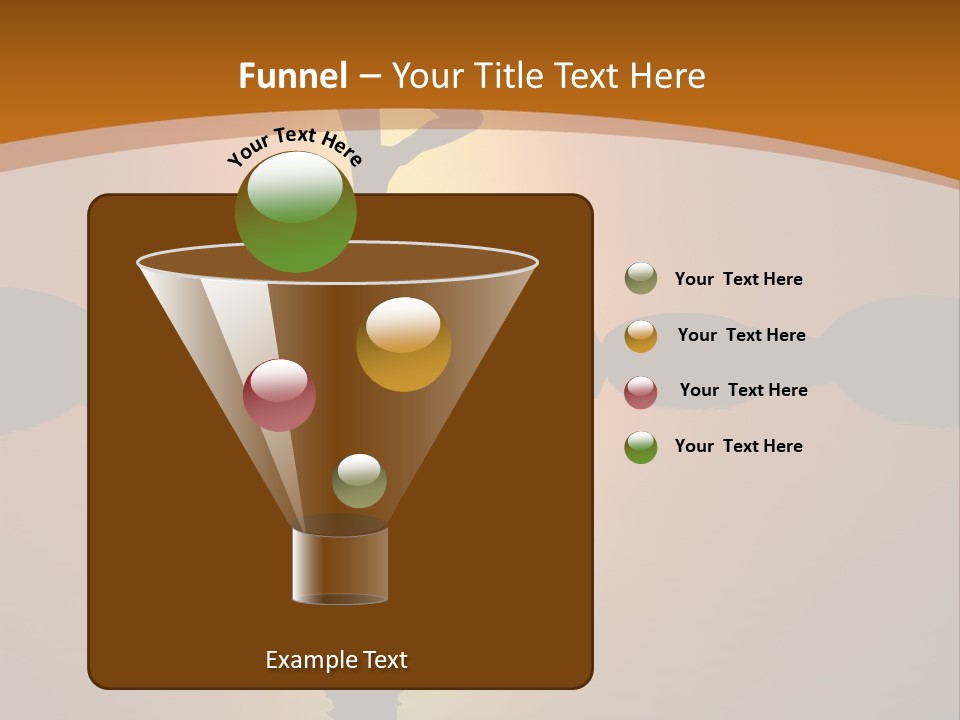 Illustration Town World PowerPoint Template