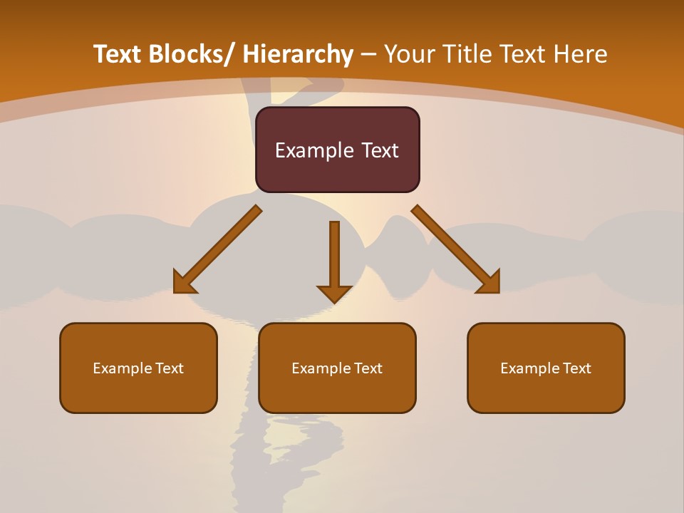 Illustration Town World PowerPoint Template
