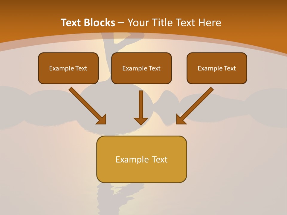Illustration Town World PowerPoint Template