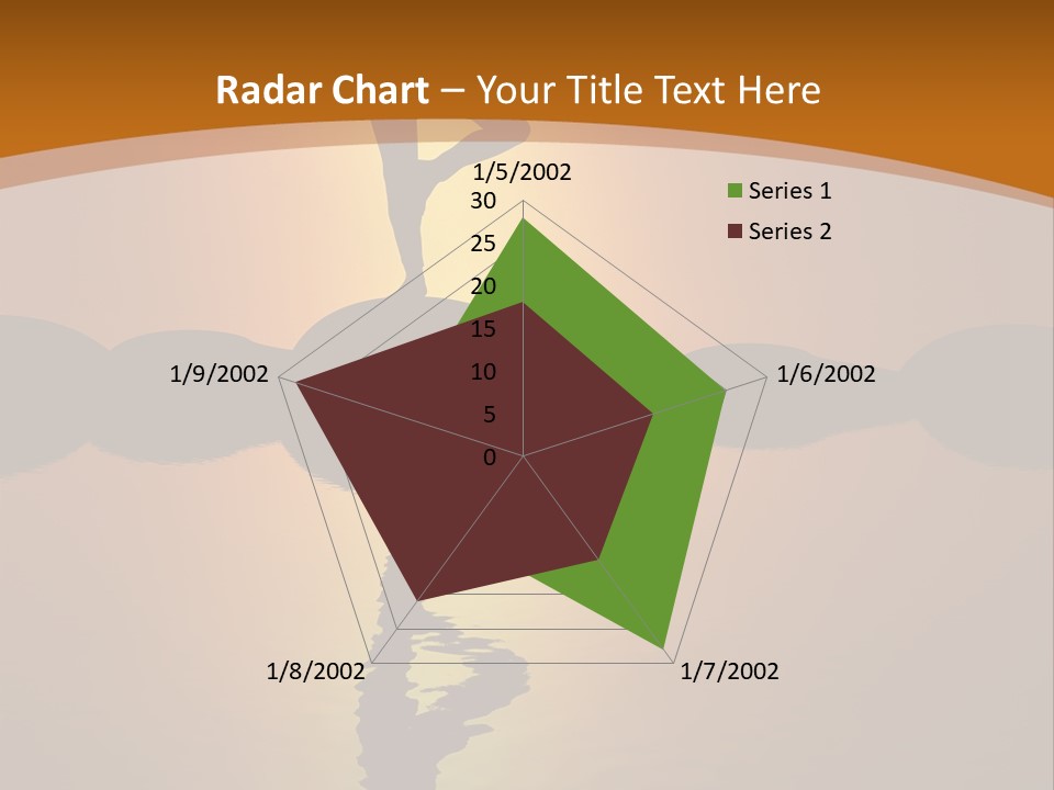 Illustration Town World PowerPoint Template