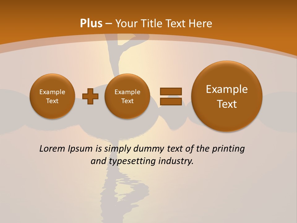 Illustration Town World PowerPoint Template