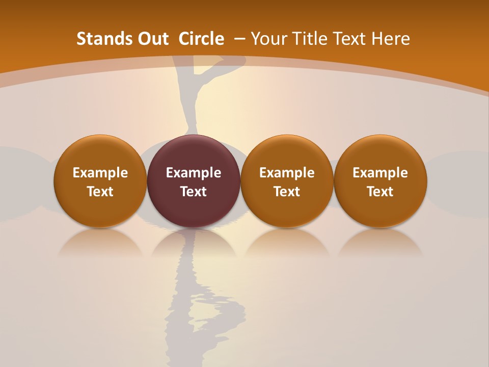 Illustration Town World PowerPoint Template