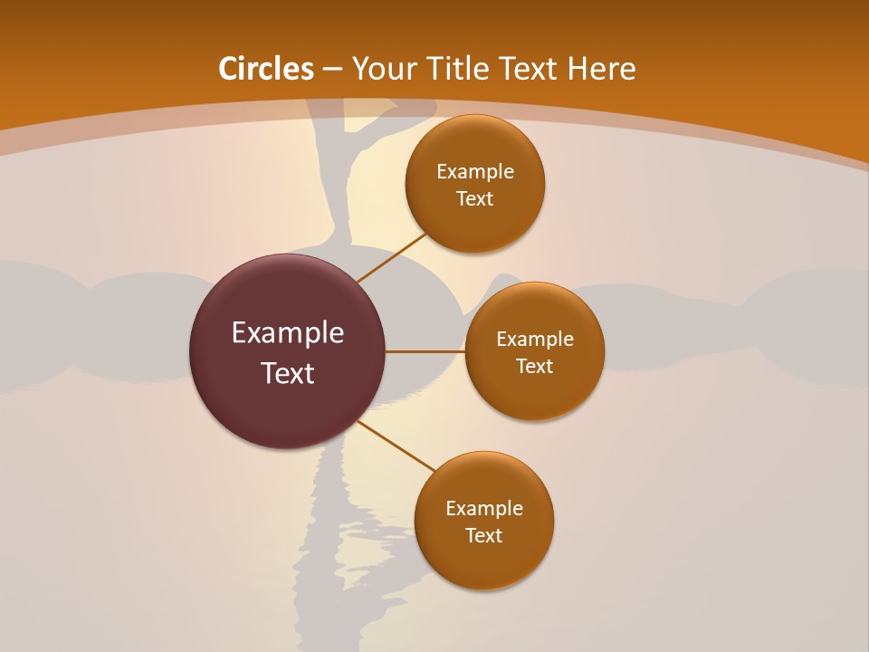 Illustration Town World PowerPoint Template