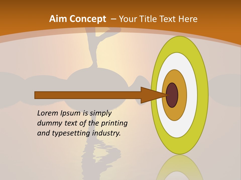 Illustration Town World PowerPoint Template