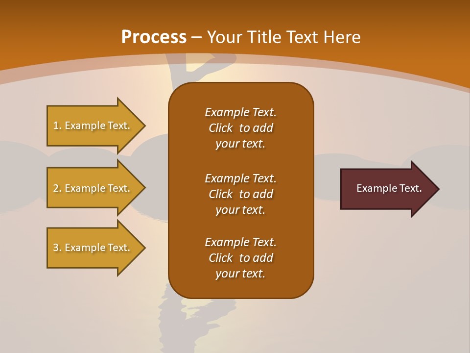 Illustration Town World PowerPoint Template
