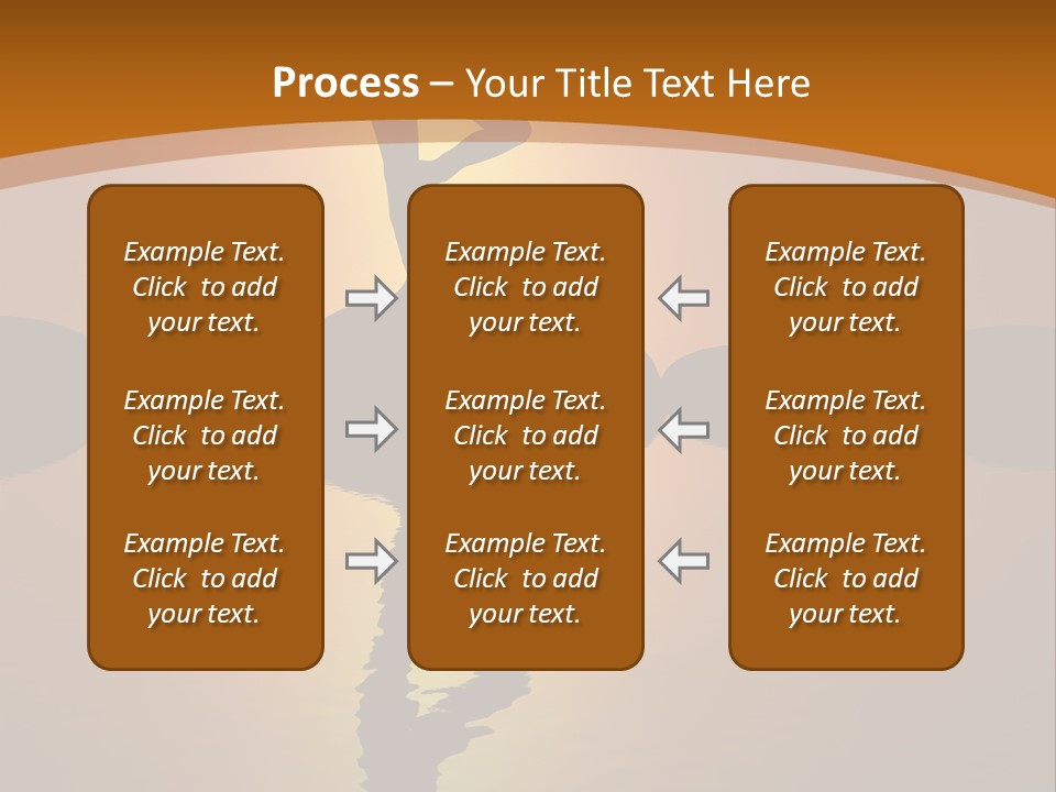 Illustration Town World PowerPoint Template